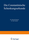 Buchcover Die Constantinische Schenkungsurkunde