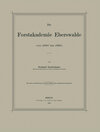 Buchcover Die Forstakademie Eberswalde von 1830 bis 1880