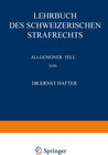 Buchcover Lehrbuch des Schweizerischen Strafrechts