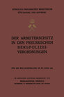 Buchcover Der Arbeiterschutz in den Preussischen Bergpolizeiverordnungen