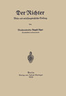 Buchcover Der Richter Wesen und verfassungsrechtliche Stellung