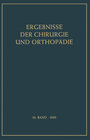 Buchcover Ergebnisse der Chirurgie und Orthopädie