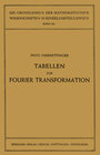 Buchcover Tabellen zur Fourier Transformation