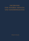 Buchcover Ergebnisse der Inneren Medizin und Kinderheilkunde