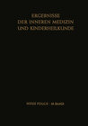 Buchcover Ergebnisse der Inneren Medizin und Kinderheilkunde