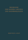 Buchcover Ergebnisse der Inneren Medizin und Kinderheilkunde