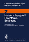 Buchcover Infusionstherapie II Parenterale Ernährung