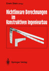 Buchcover Nichtlineare Berechnungen im Konstruktiven Ingenieurbau