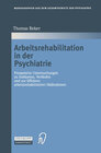 Buchcover Arbeitsrehabilitation in der Psychiatrie