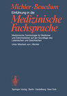 Buchcover Einführung in die Medizinische Fachsprache
