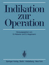 Buchcover Indikation zur Operation