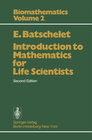 Buchcover Introduction to Mathematics for Life Scientists