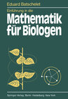 Buchcover Einführung in die Mathematik für Biologen
