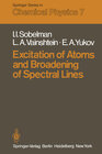Buchcover Excitation of Atoms and Broadening of Spectral Lines
