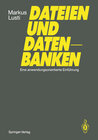 Buchcover Dateien und Datenbanken