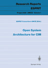 Buchcover Open System Architecture for CIM