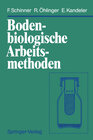 Buchcover Bodenbiologische Arbeitsmethoden