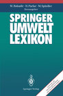 Buchcover Springer Umweltlexikon