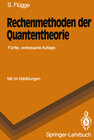 Buchcover Rechenmethoden der Quantentheorie