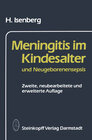 Buchcover Meningitis im Kindesalter und Neugeborenensepsis