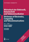 Buchcover Wörterbuch der Elektronik, Datentechnik und Telekommunikation / Dictionary of Electronics, Computing and Telecommunicati