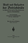 Buchcover Wahl und Aufgaben der Betriebsräte der Arbeiterräte und der Angestelltenräte sowie der Betriebsobleute