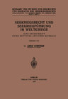 Buchcover Seekriegsrecht und Seekriegführung im Weltkriege