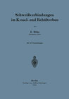 Buchcover Schweißverbindungen im Kessel- und Behälterbau