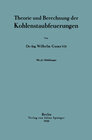 Buchcover Theorie und Berechnung der Kohlenstaubfeuerungen