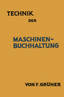 Buchcover Technik der Maschinen-Buchhaltung