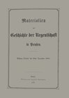 Buchcover Materialien zur Geschichte der Regentschaft in Preußen