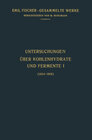 Buchcover Untersuchungen Über Kohlenhydrate und Fermente (1884–1908)