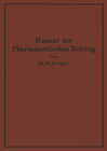 Buchcover Manual der Pharmazeutischen Zeitung