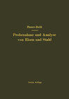 Buchcover Probenahme und Analyse von Eisen und Stahl