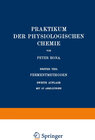 Buchcover Praktikum der Physiologischen Chemie