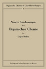 Buchcover Neuere Anschauungen der organischen Chemie