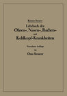 Buchcover Lehrbuch der Ohren-, Nasen-, Rachen- und Kehlkopf-Krankheiten