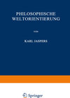 Buchcover Philosophische Weltorientierung