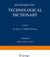 Buchcover Technological Dictionary