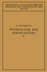 Buchcover Physiologie des Kindesalters