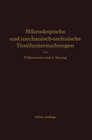 Buchcover Mikroskopische und mechanisch-technische Textiluntersuchungen