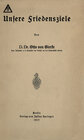 Buchcover Unsere Friedensziele