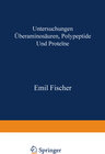 Buchcover Untersuchungen über Aminosäuren, Polypeptide und Proteïne (1899–1906)