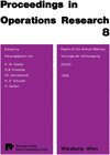 Buchcover Papers of the 8th DGOR Annual Meeting / Vorträge der 8. DGOR Jahrestagung