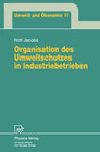 Buchcover Organisation des Umweltschutzes in Industriebetrieben