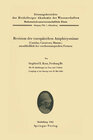 Buchcover Revision der europäischen Amphicyoninae