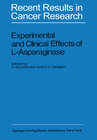 Buchcover Experimental and Clinical Effects of L-Asparaginase