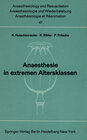 Buchcover Anaesthesie in extremen Altersklassen