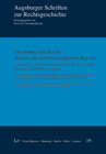 Buchcover Ökonomie und Recht - Historische Entwicklungen in Bayern. 6. Tagung der Gesellschaft für Bayerische Rechtsgeschichte am 