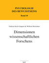 Buchcover Dimensionen wissenschaftlichen Forschens